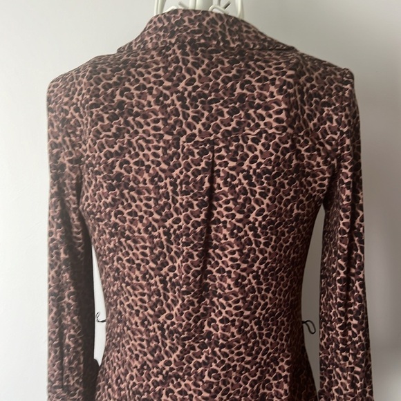NWT Talbots Cheetah long sleeved dress - Picture 5 of 7